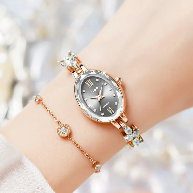 Relojes UTHAI V22 para mujer, reloj femenino ligero de lu...