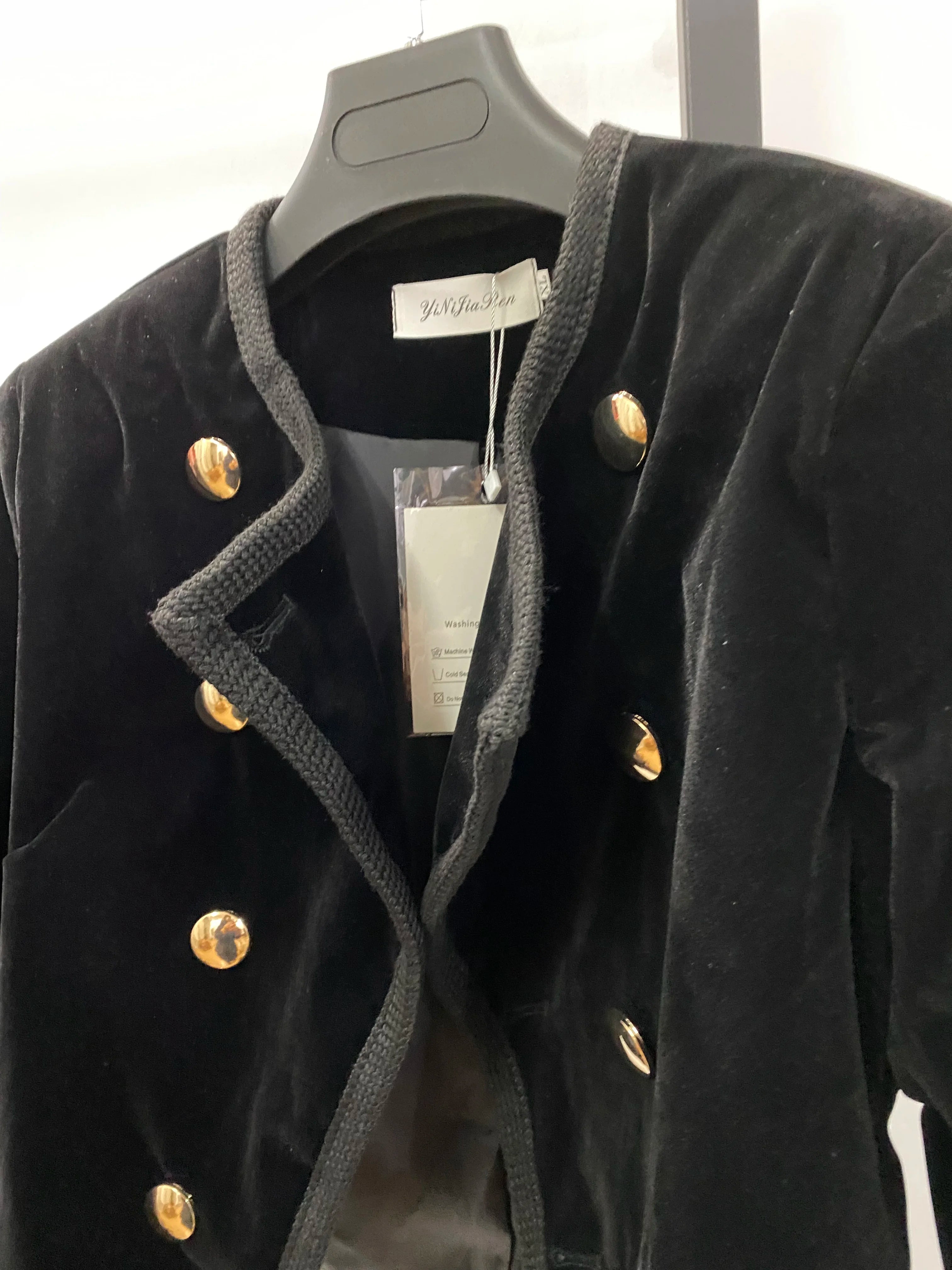 Chaqueta corta para mujer, abrigo, Otoño Invierno, traje ...