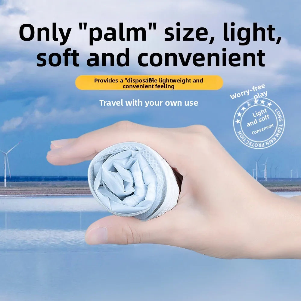 Thick disposable waterproof shoe cover by Corporación Turística, designed to protect shoes from dirt and moisture.