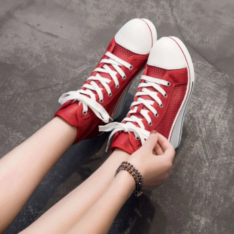 Sandalias de cuña con plataforma de 8 cm para mujer, con ...