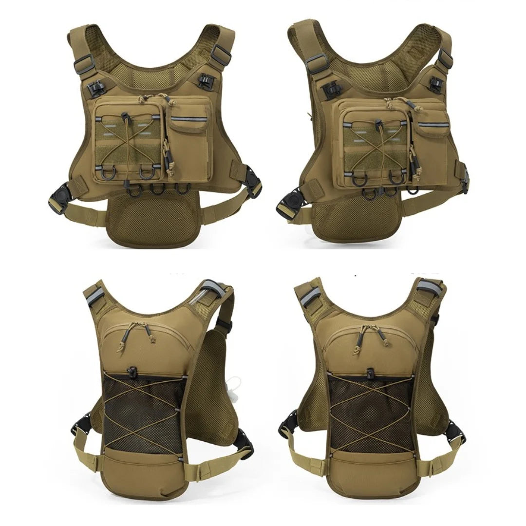 Chaleco Táctico Deportivo para Exteriores, Bolsa de Pecho...