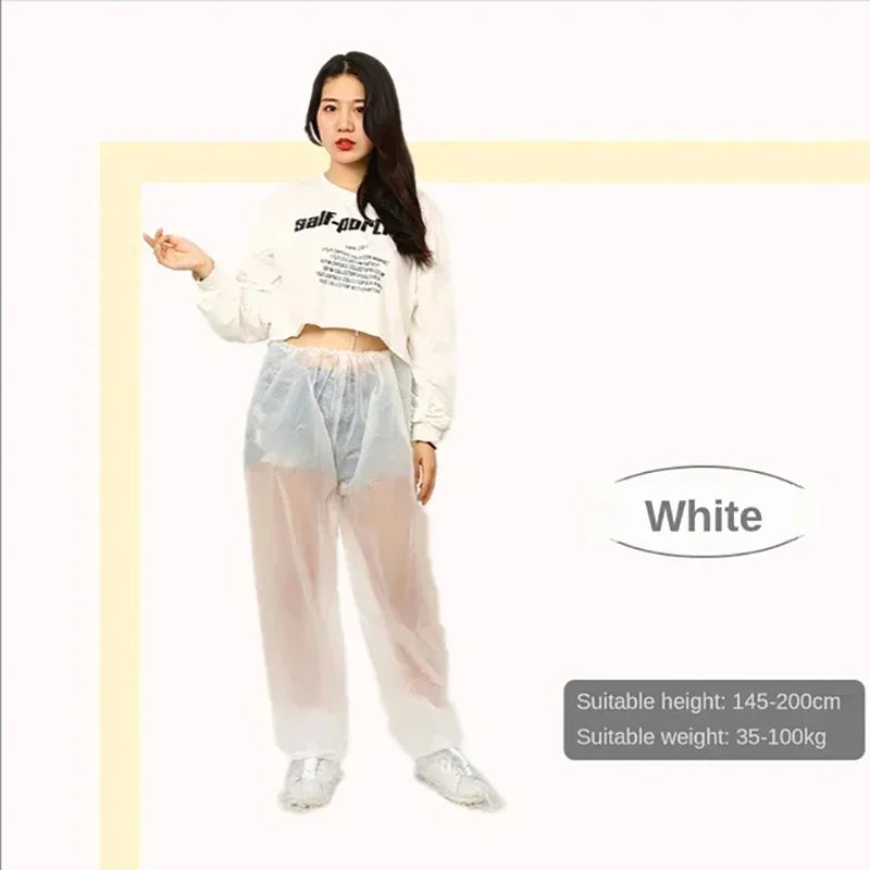 Unisex camping pants by Corporación Turística, lightweight and durable outdoor trousers shown in neutral color.