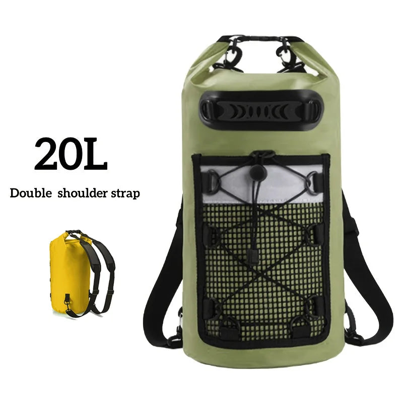 Paquete de natación de PVC, mochila seca para mujeres y h...