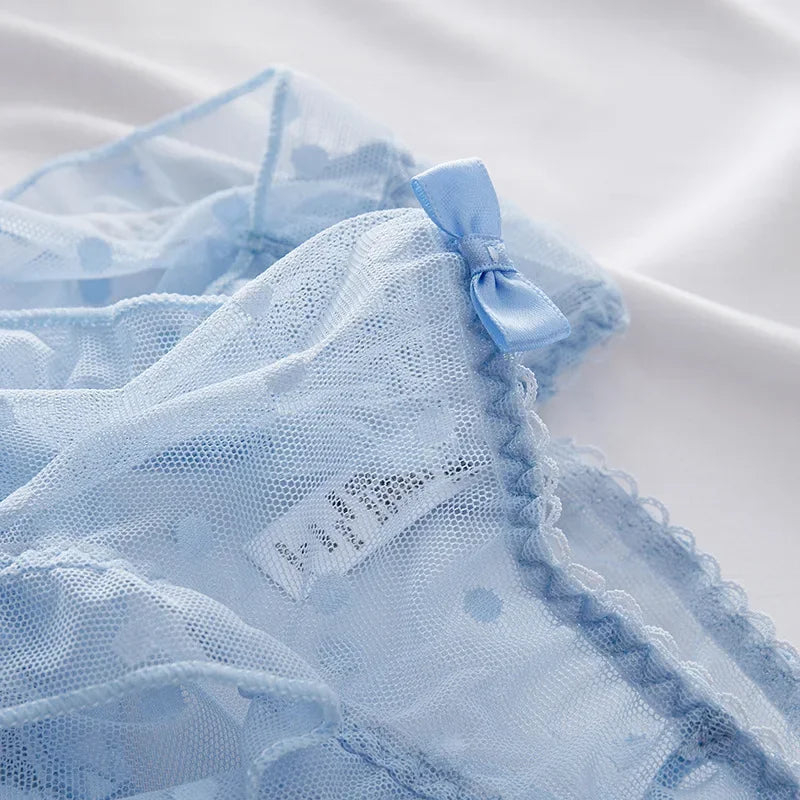 Cotton lace women's underwear set by Corporación Turística, featuring comfortable fit and delicate lace details.