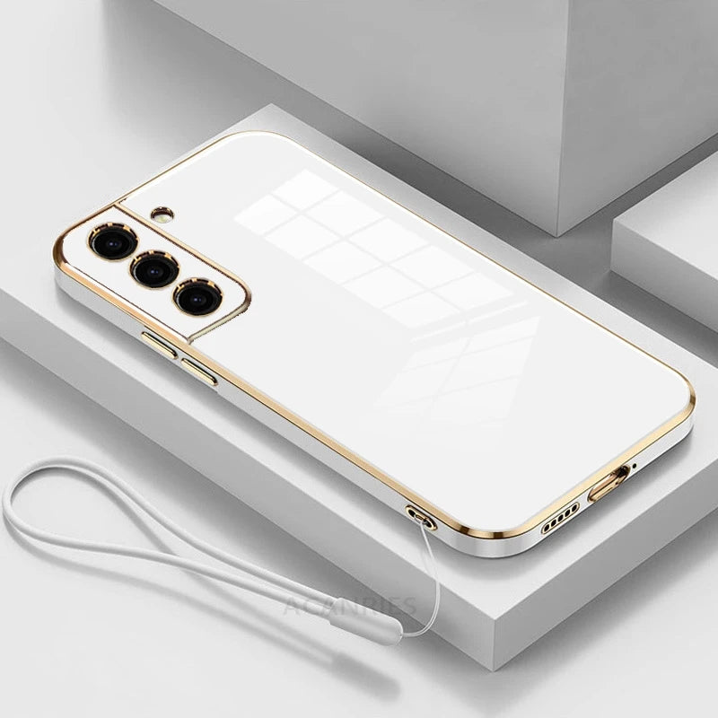 Silicone luxury phone case for Samsung Galaxy S25 Ultra, sleek black design, protective and durable from Corporación Turística.