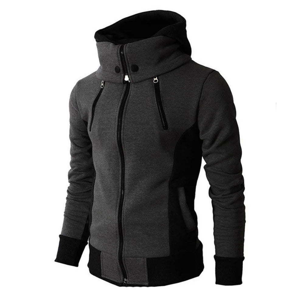 Chaquetas con cremallera para hombre, abrigos informales ...
