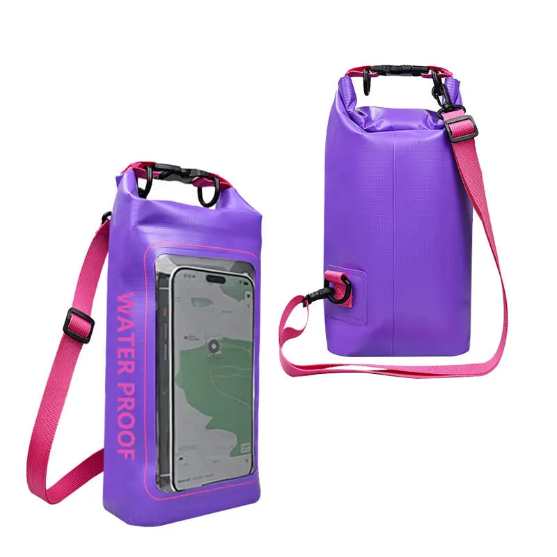 Bolsa Impermeable de PVC de 2L para Natación, con Pantall...
