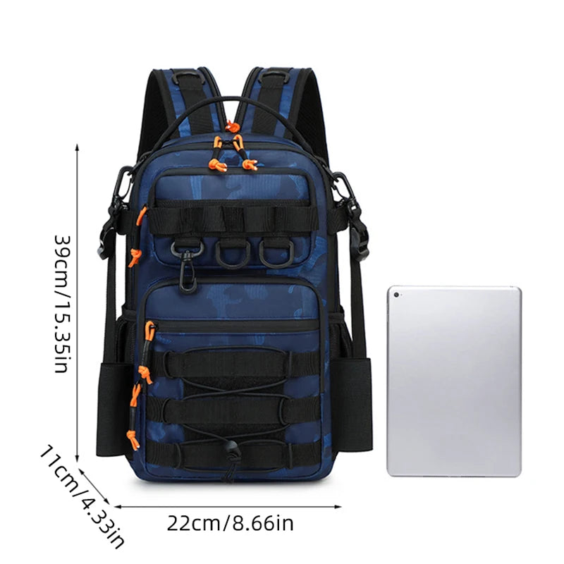 Señuelo de pesca, mochila táctica para acampar, bolsa par...