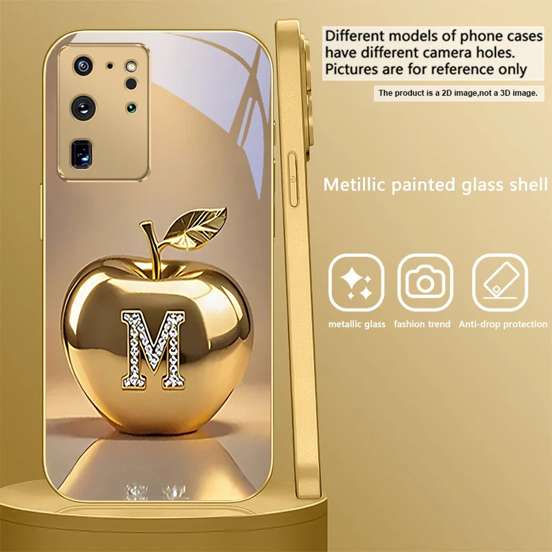 Gold dolphin phone case for Samsung Galaxy S20 FE, S21 Plus, S22, and S23 by Corporación Turística, featuring a detailed dolphin design.