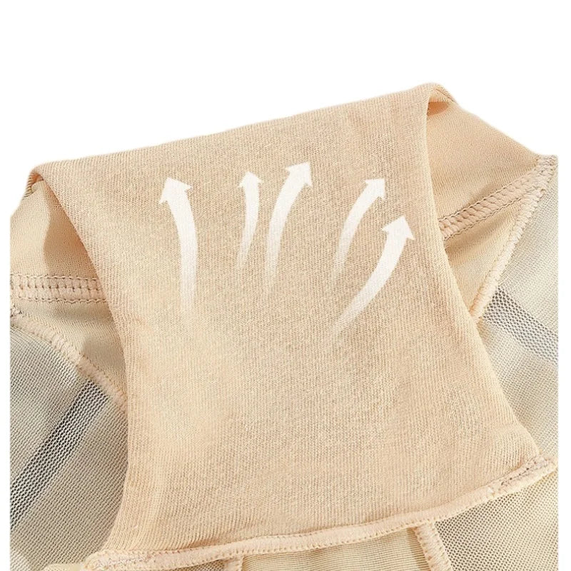 Set of three medium waist shaping fajas by Corporación Turística, displayed flat showing adjustable straps and smooth fabric.