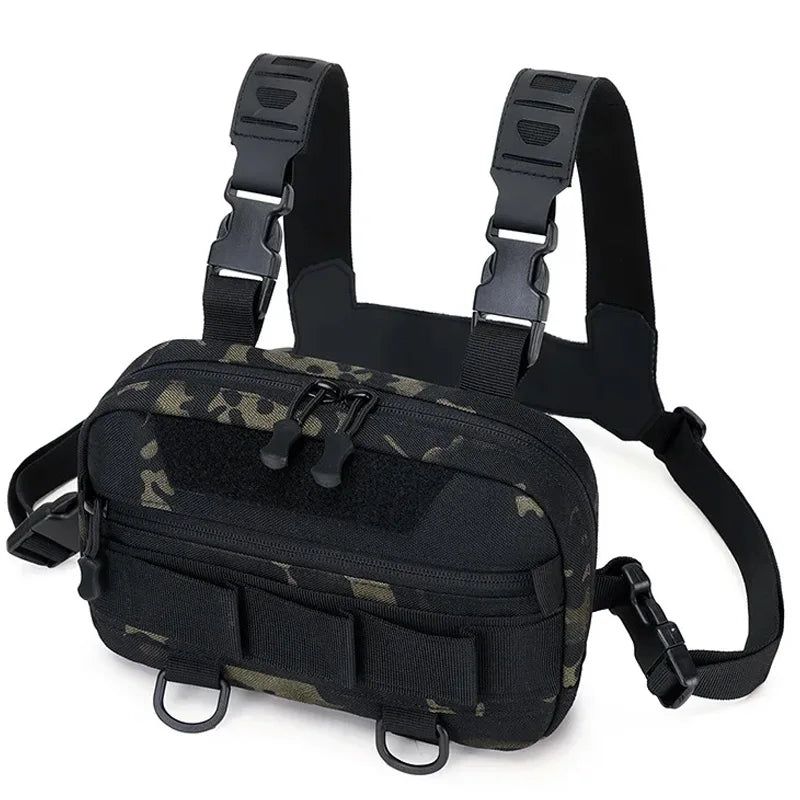 Bolsa táctica para chaleco en el pecho, mochila con apare...