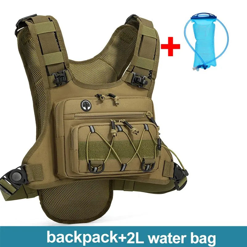 Chaleco de Hidratación para Correr, Ciclismo, Senderismo, Carreras de Bicicleta, Maratón, Bolsa Deportiva Táctica para Hombres y Mujeres, Mochila de Camping
