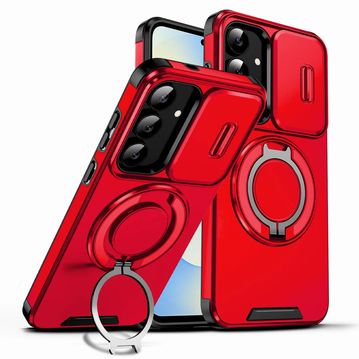Samsung Galaxy A protective case with sliding cover and stand by Corporación Turística, featuring a sleek design and durable material.