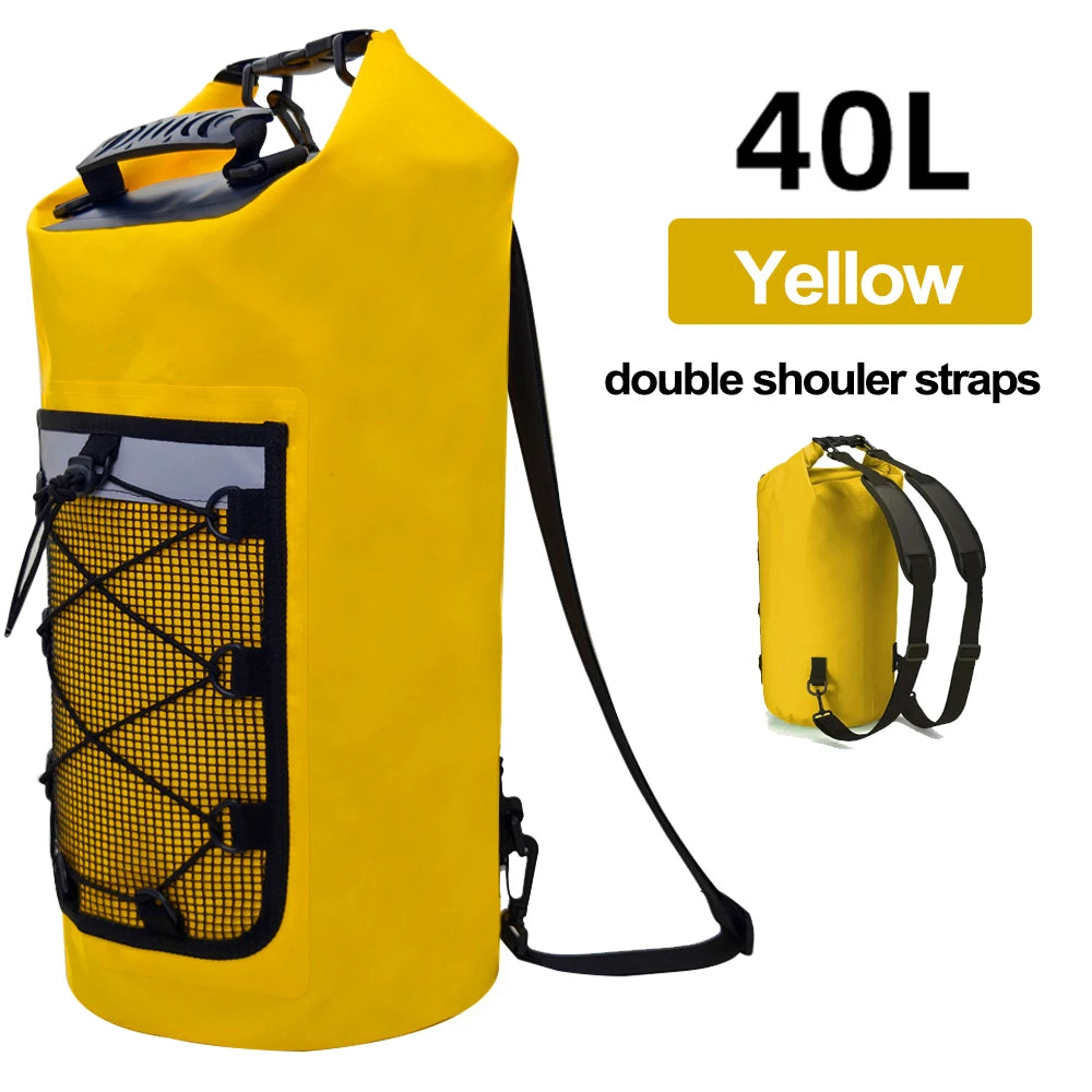 Bolsa seca flotante de 40L para kayak, natación, playa, i...