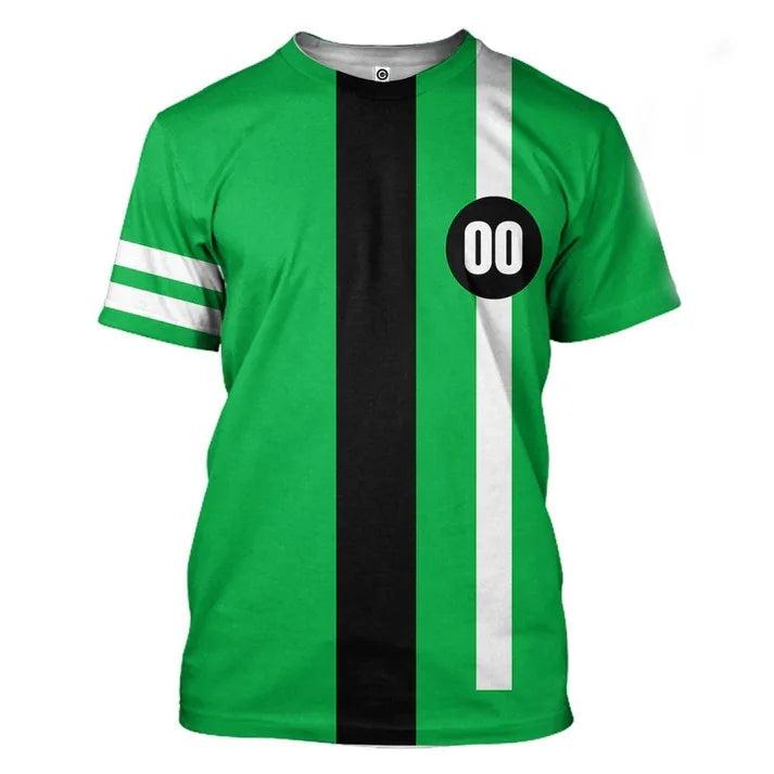 Camiseta Ben 10 Omnitrix 3D Anime 2025: Estilo Harajuku Y2k