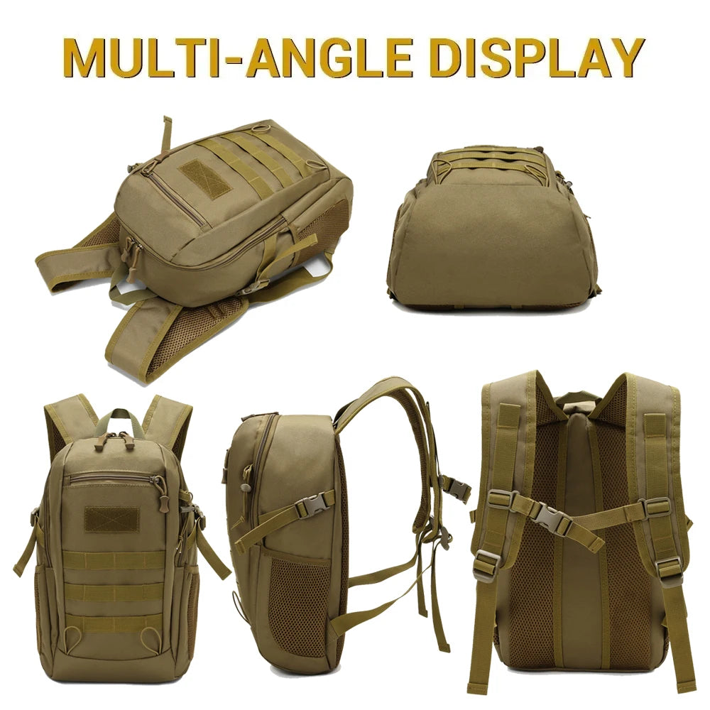 Mini mochila táctica de 10L/20L para viajes al aire libre...