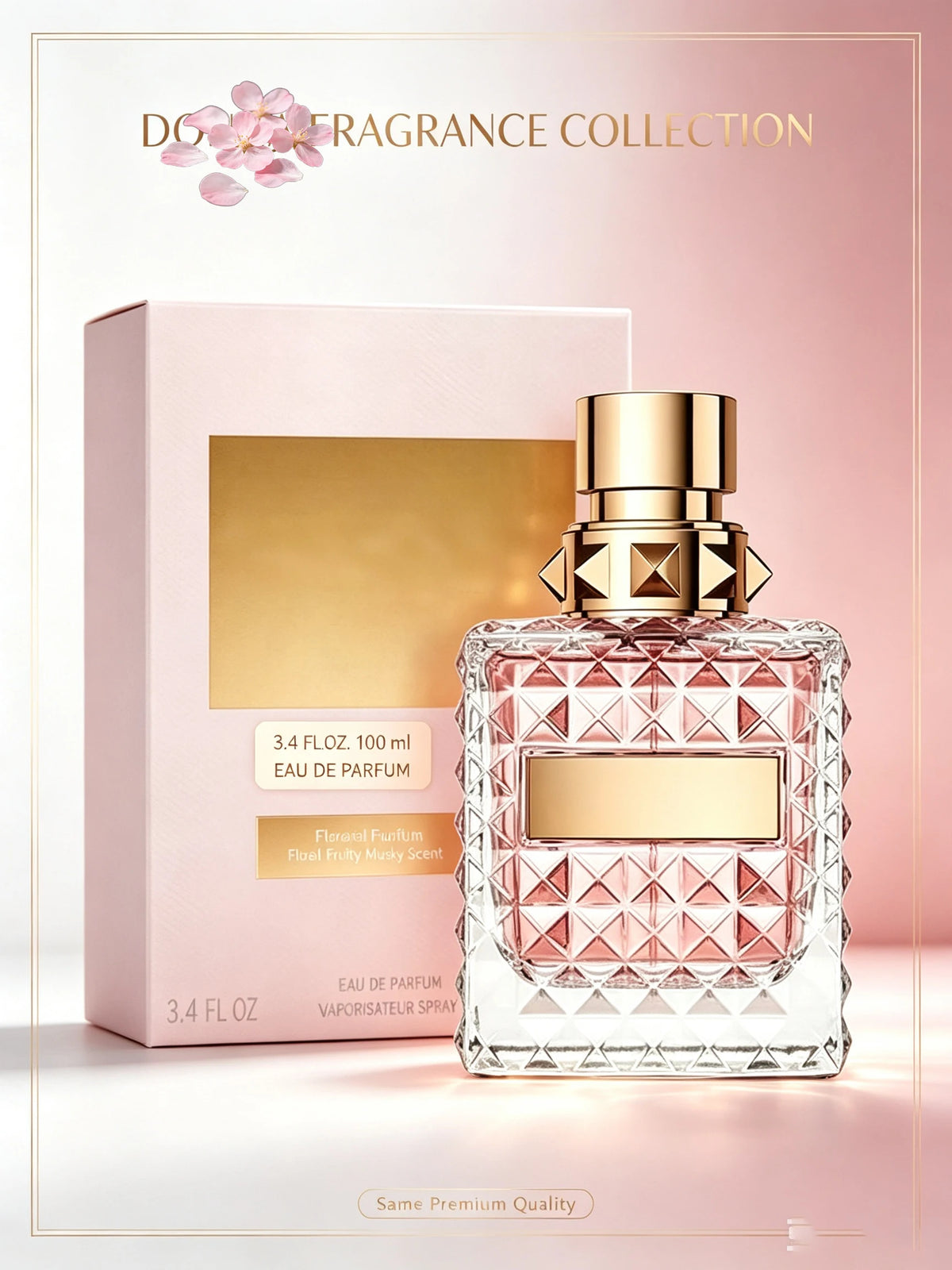 Nueva Llegada Donna EDP 100ml 3.4oz Bergamota Rosa Búlgar...