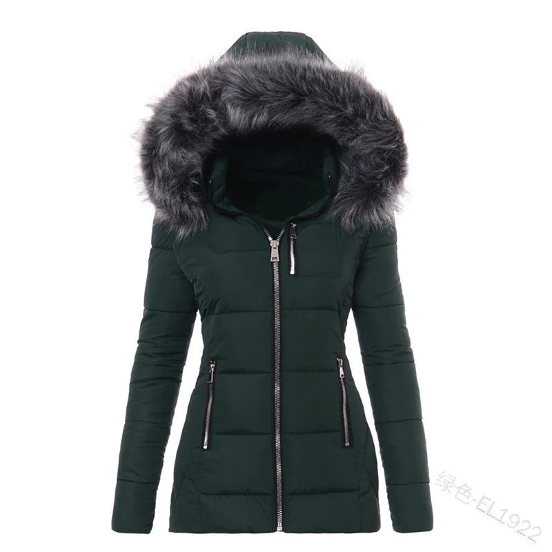 Parkas para mujer, chaqueta de algodón, abrigo de inviern...