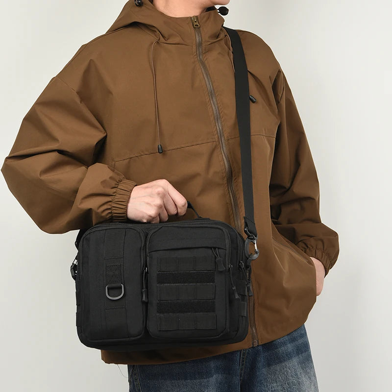 Bolsa Táctica Cruzada de Senderismo, Bolso de Hombro para...