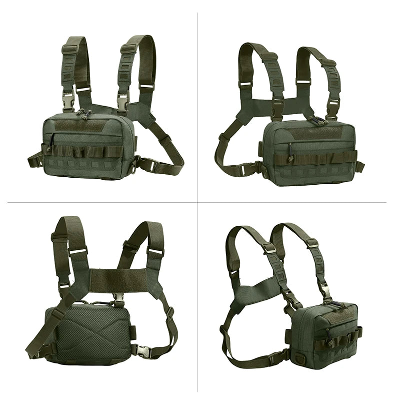 Chaleco Táctico de Campamento para Hombres, Mochila para ...