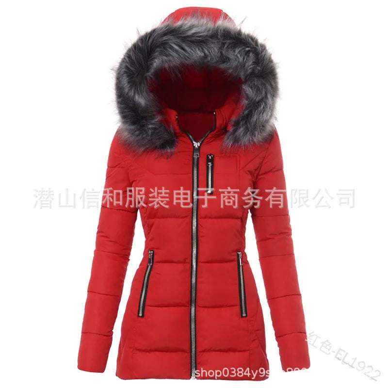 Parkas para mujer, chaqueta de algodón, abrigo de inviern...