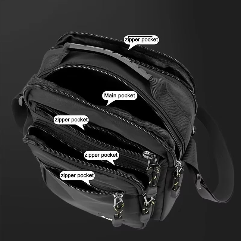 Bolso de hombro para hombre, para acampar, senderismo, in...