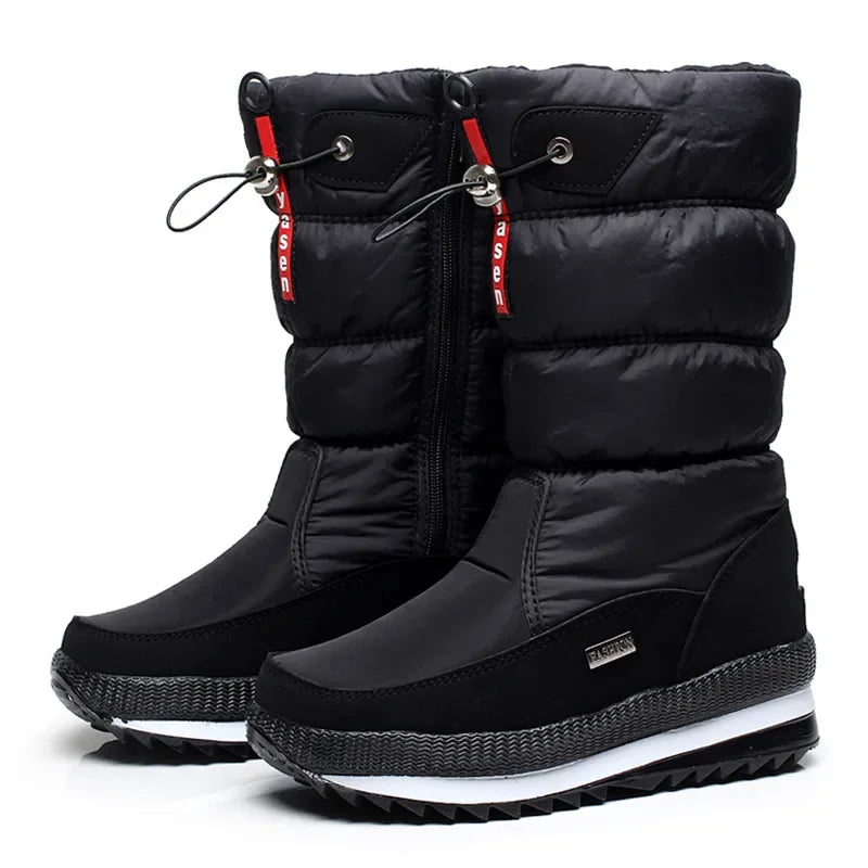 Botas de nieve cálidas a la moda para Mujer, Botas de inv...