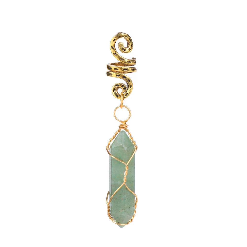 Colgante de piedra Natural para mujer y niña, accesorios ...