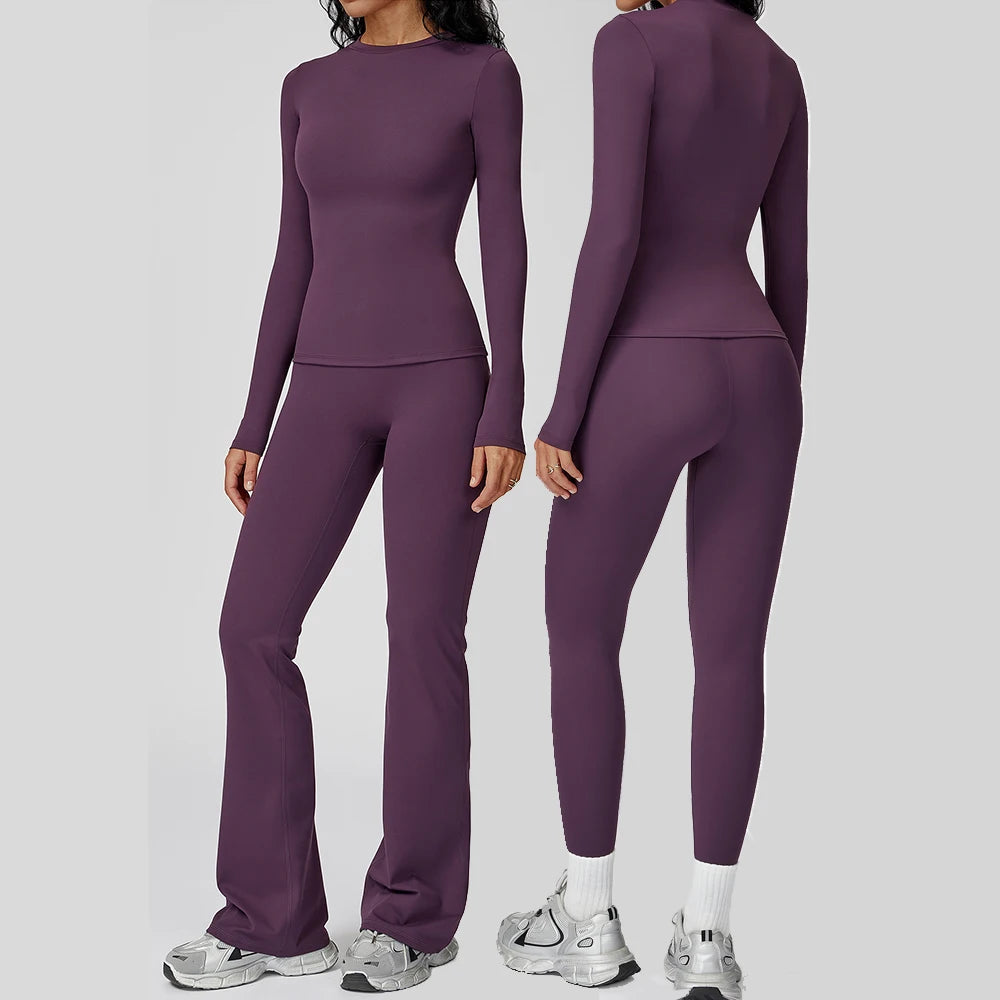 Conjunto de Yoga, 2 uds., ropa deportiva, trajes deportiv...