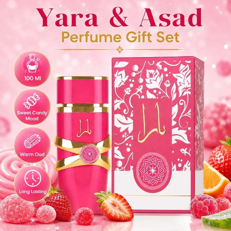 Yara & Asad Eau de Parfum 100ml, Fragancia Unisex Exótica...