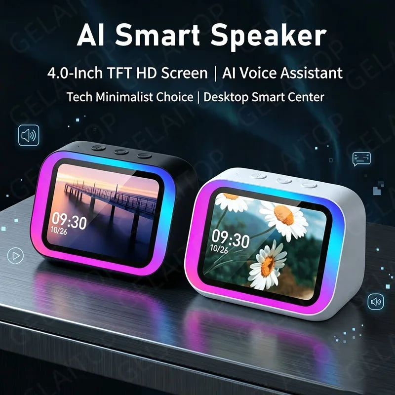 Altavoz Inteligente RGB con Asistente de Voz y Bluetooth para Dormitorio