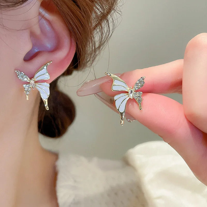 Pendientes bonitos de mariposa a la moda para mujer, pend...