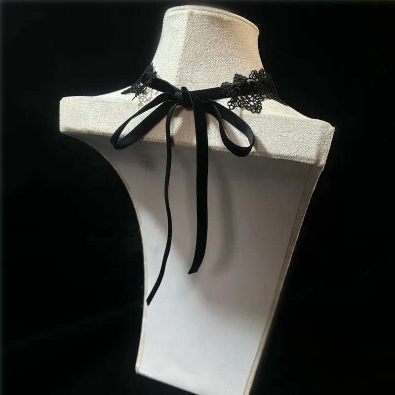 Nuevo collar de encaje sexy con flores para mujer 2026, g...