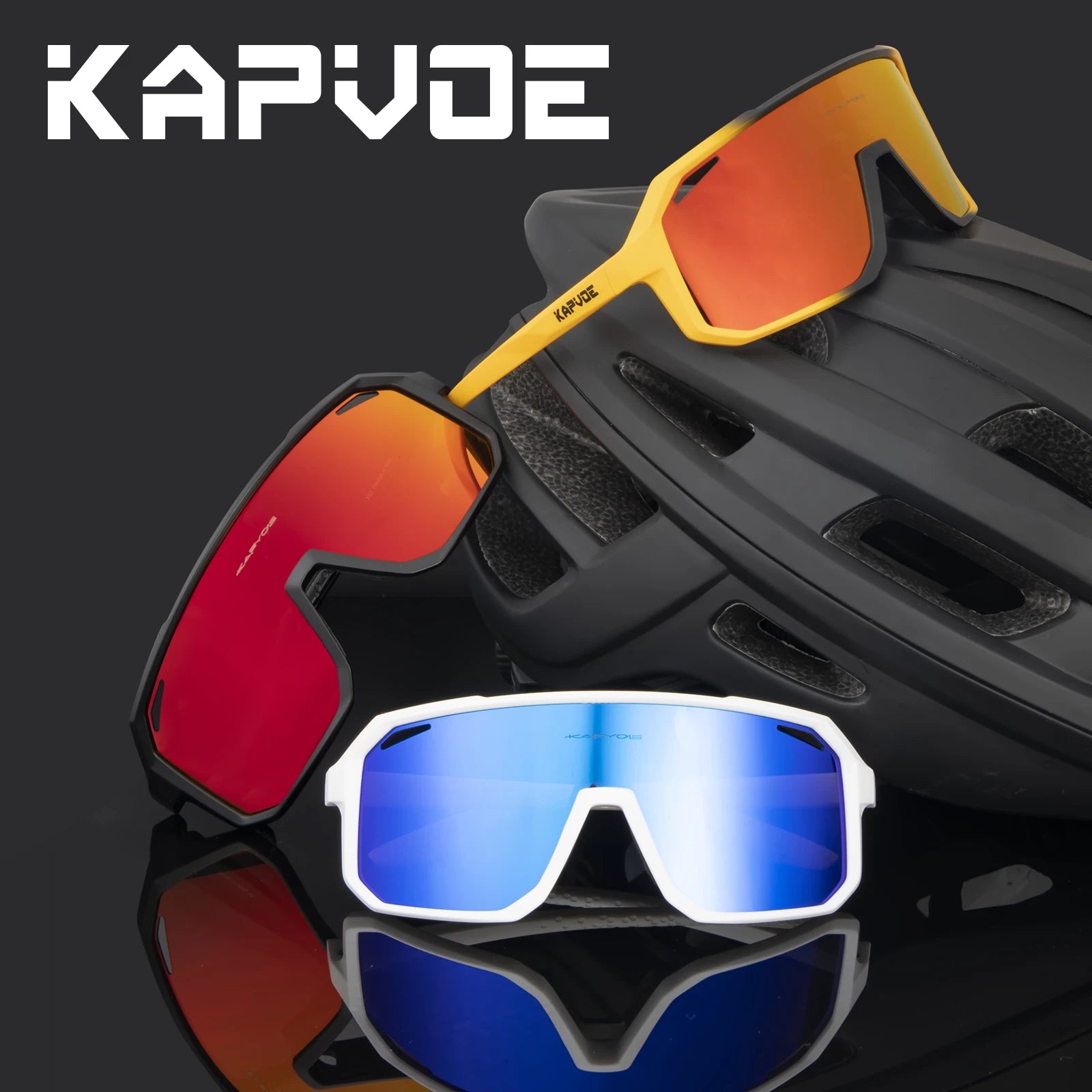 Kapvoe gafas de sol fotocromáticas MTB gafas de bicicleta...
