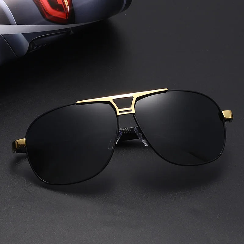 Gafas de sol polarizadas con montura cuadrada para hombre...