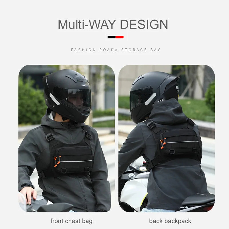 Bolsa de pecho táctica para hombre, chaleco frontal para ...