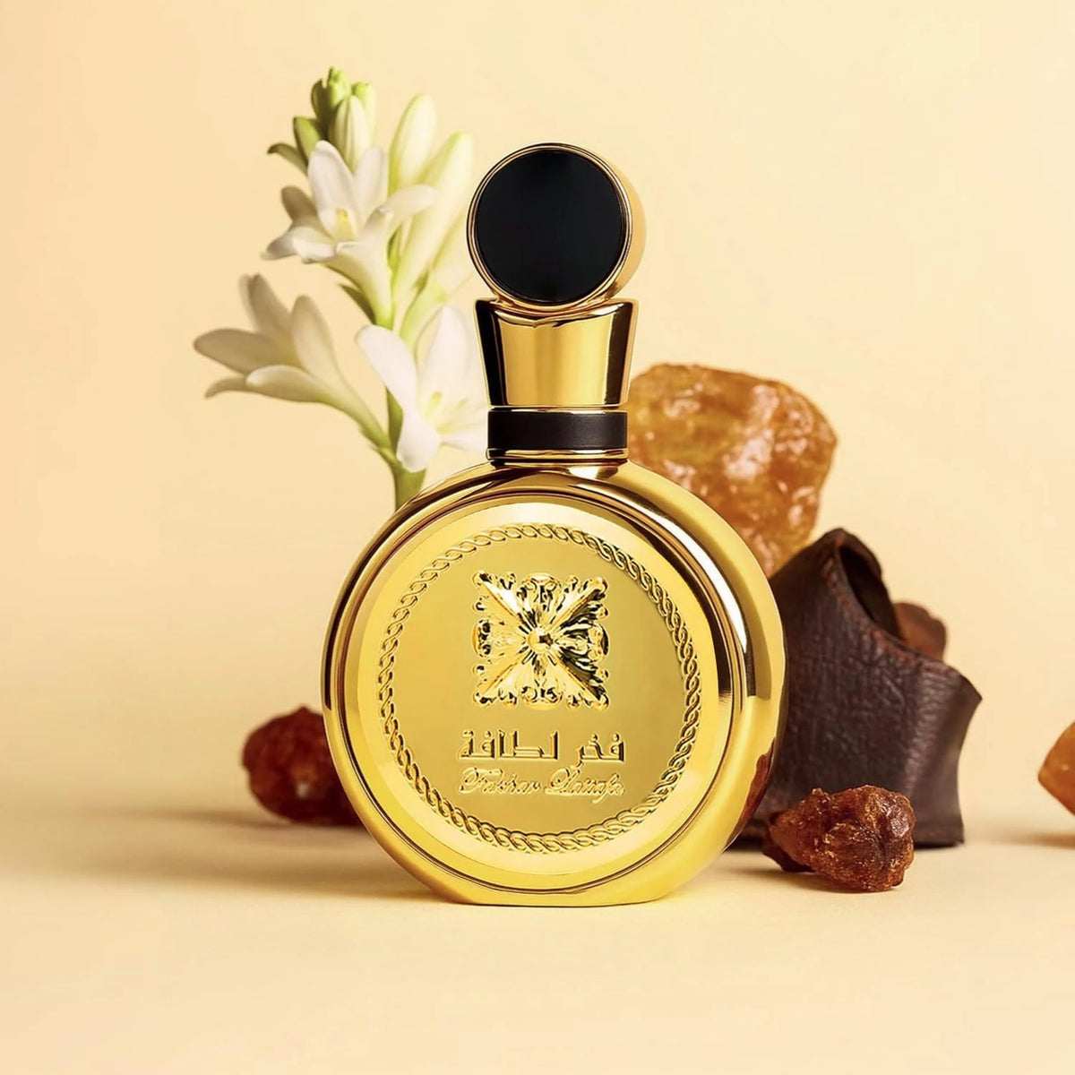 Fakhar Gold Extrait - 3.4 Oz/ 100 ml, Floral, Ámbar, Amad...