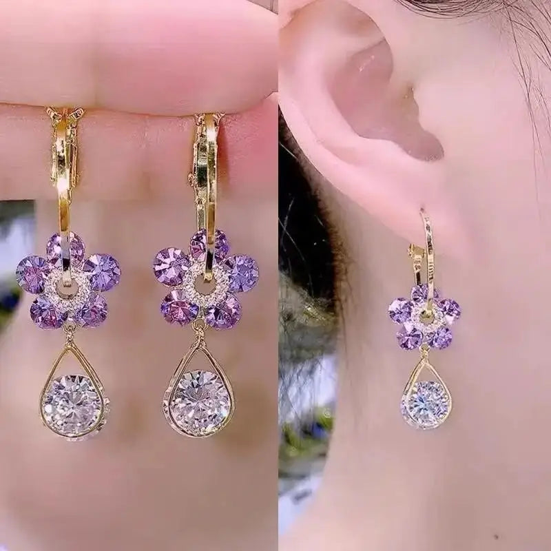 Pendientes de borla de perlas de moda coreana con aguja d...