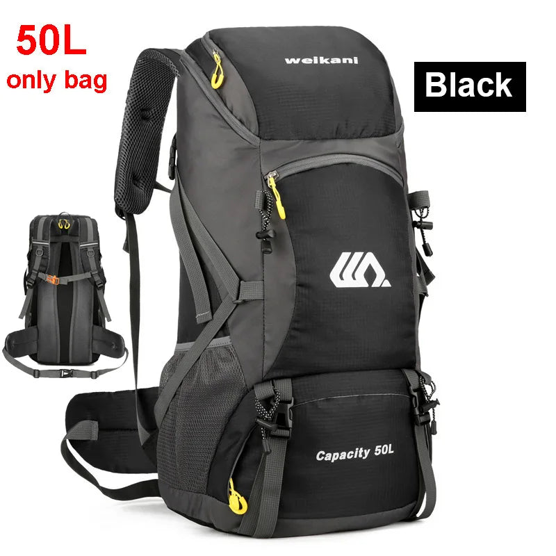 Mochila de viaje de 50L para acampar, bolsa grande para s...