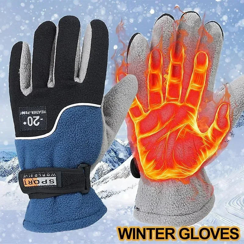 Guantes cálidos de invierno para hombre, manoplas de cinc...