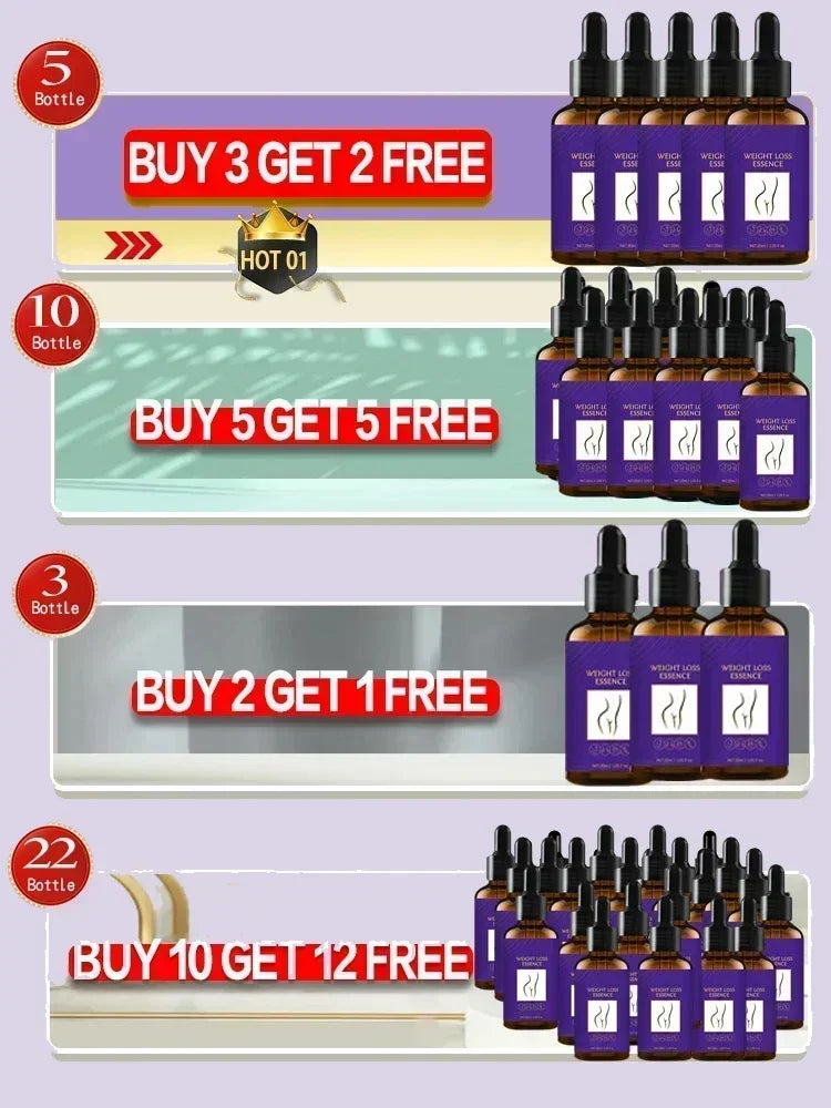 Aceite esencial para pérdida de peso rápida, 7 días, quem...