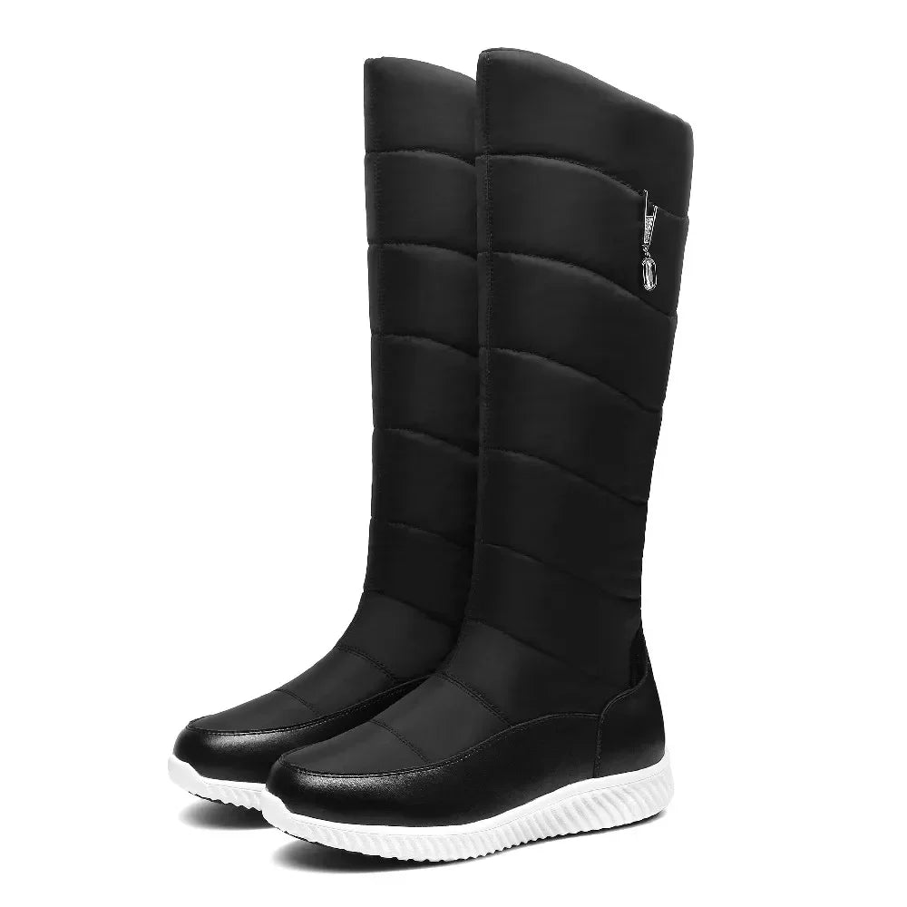 Botas de Nieve para Mujer 2026, Cálidas, de Felpa, Cuero ...