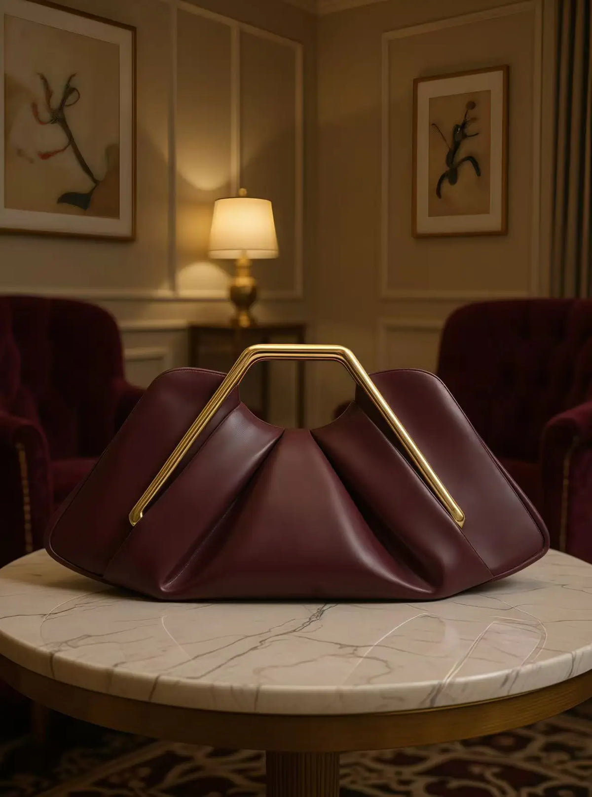 Nuevo Bolso de cuero suave para mujer, bolso nube de nich...