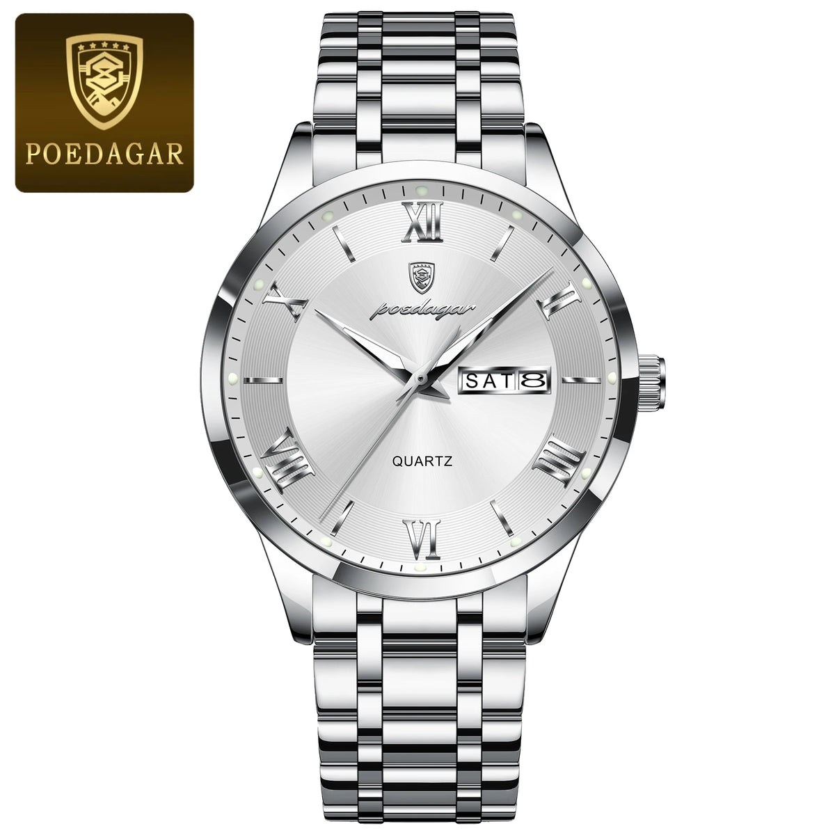 Reloj POEDAGAR de lujo a la moda para hombre, Reloj de pu...