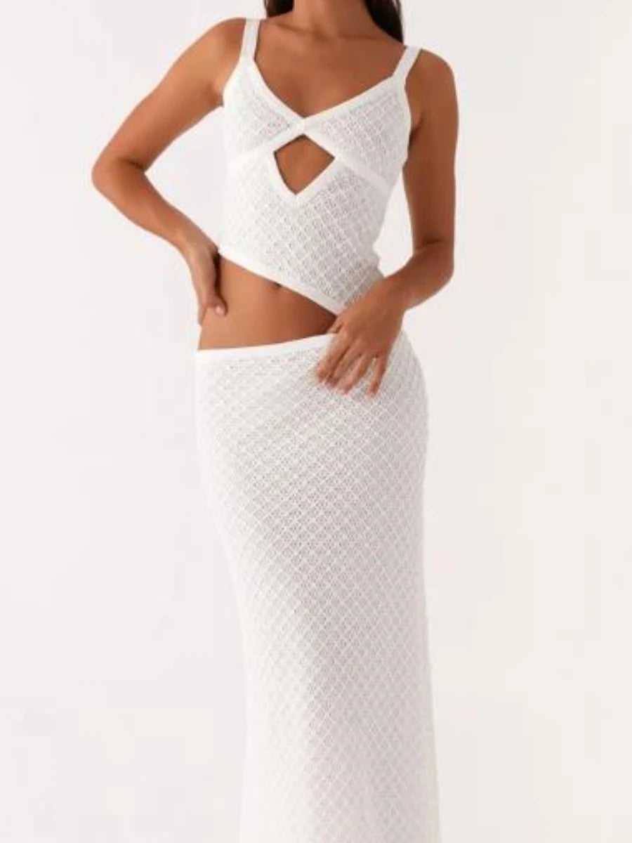 Vestidos largos recortados a la moda para mujer, vestido ...