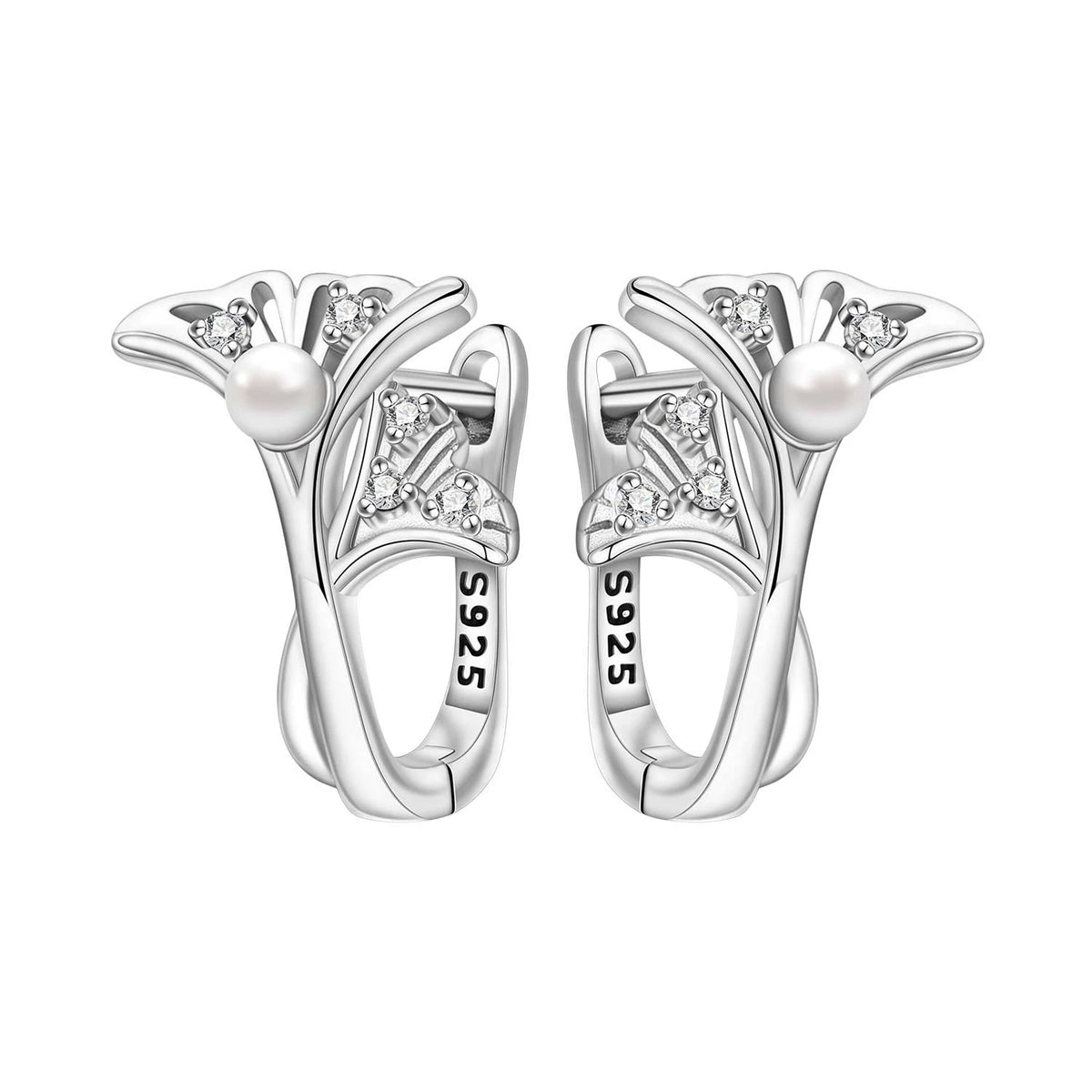Orstarry Original Plata de Ley 925 pendientes de flor de ...
