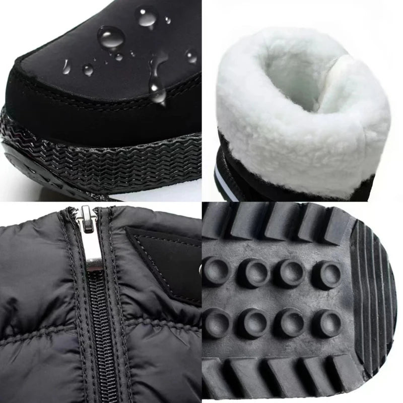 Botas de nieve cálidas a la moda para Mujer, Botas de inv...