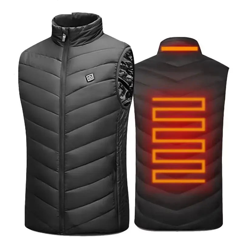 Chaleco Térmico 21 Zonas Calor: Chaqueta Eléctrica USB Hombre/Mujer