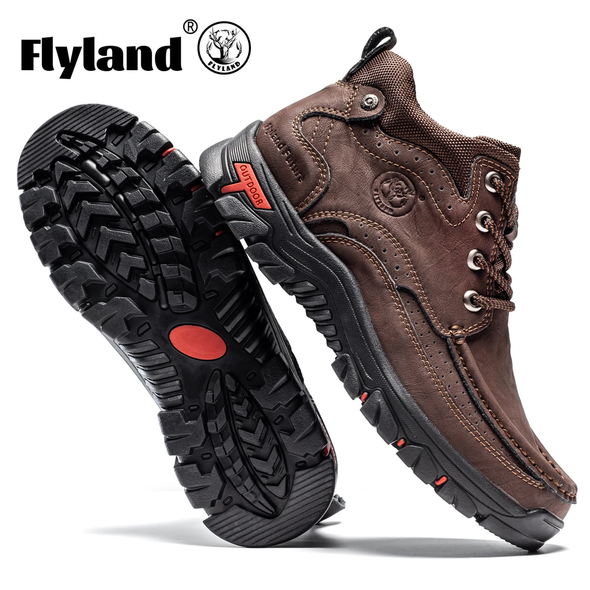 FLYLAND Botas Chukka para Hombre Zapatos Casuales de Cuer...