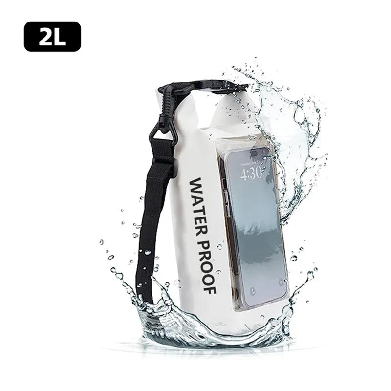Bolsa Impermeable de PVC de 2L para Natación, con Pantall...